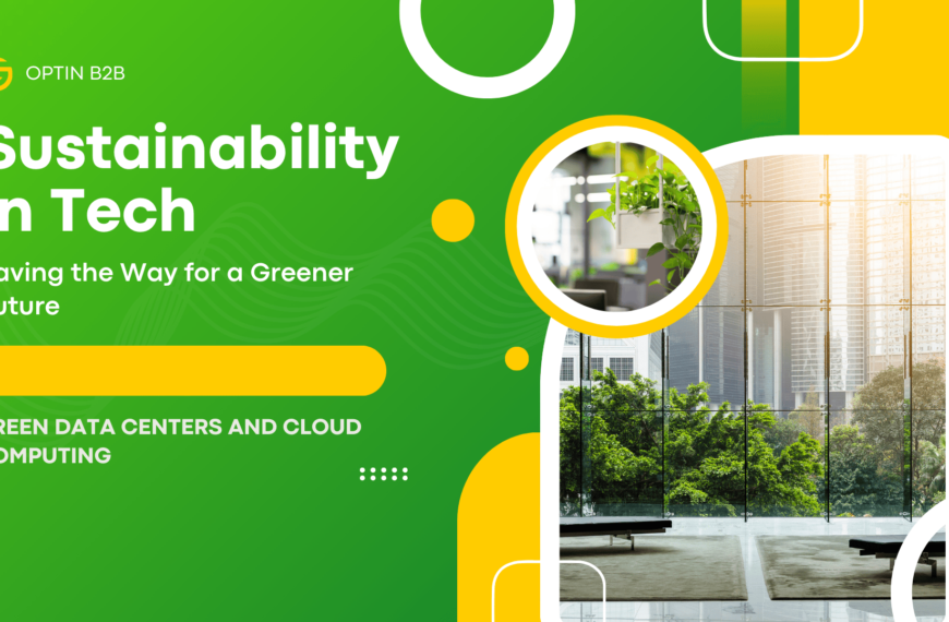 Sustainability in Tech Paving the Way for a Greener Future